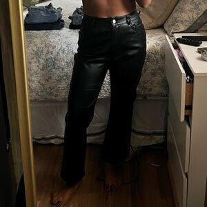 Black Leather Pants